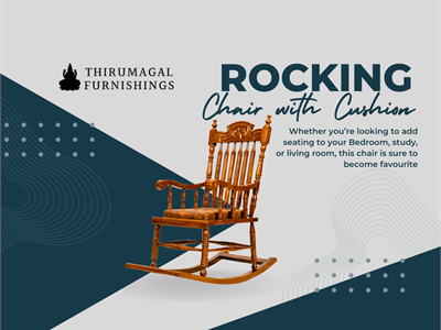 Rocking Chair with Cushion 11