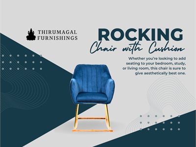 Rocking Chair with Cushion 12