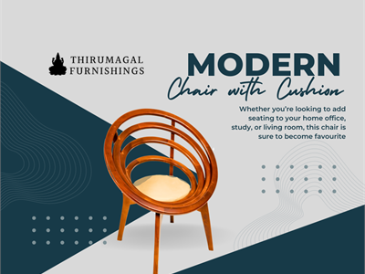 Modern chair with Cushion 1