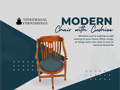 Modern chair with Cushion 2