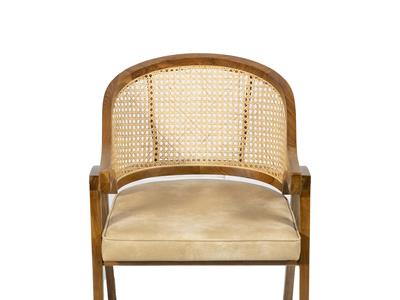 Image of Classic wooden chair with Cushion 01 - 4