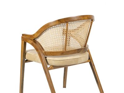 Image of Classic wooden chair with Cushion 01 - 5