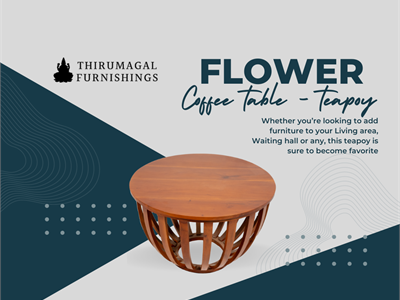 Flower Teapoy | Coffee Table