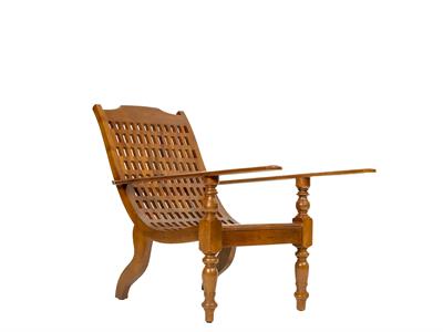 Image of Relaxing Wooden Armchair - 3