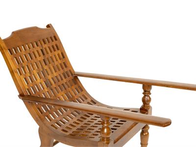 Image of Relaxing Wooden Armchair - 5