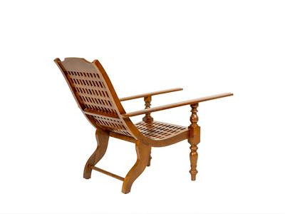 Image of Relaxing Wooden Armchair - 6